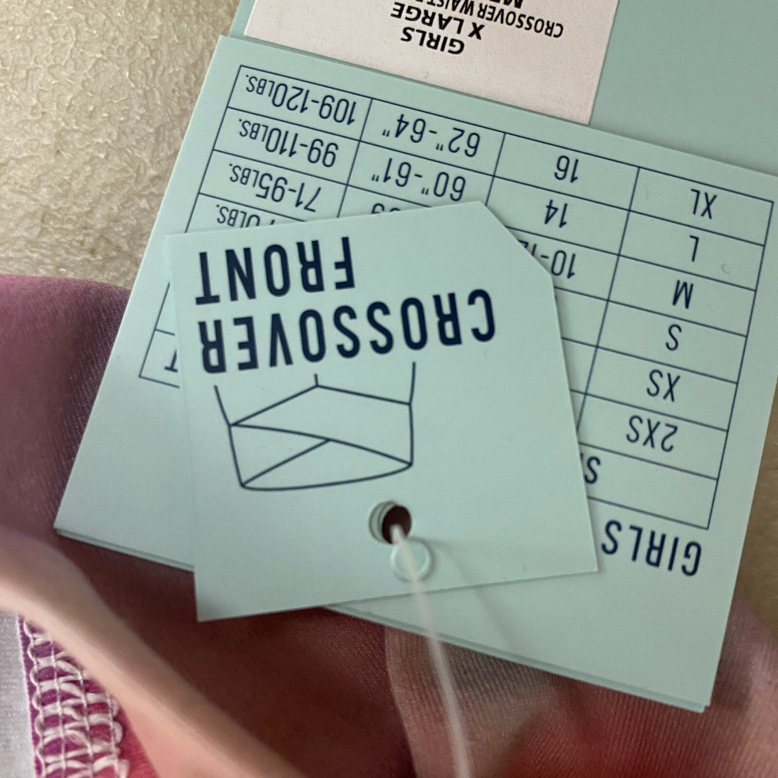 DSG Girls Performance Crossover Waist 7/8 Tight PRT Melty Warm Ankle DAG12101PRT