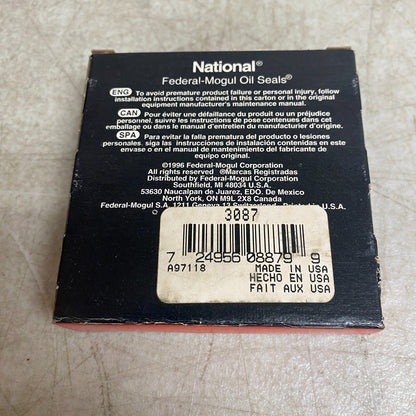 National 3087 Wheel Seal Front Inner Nitrile 1994-2003 Dodge Ram 1500 Van