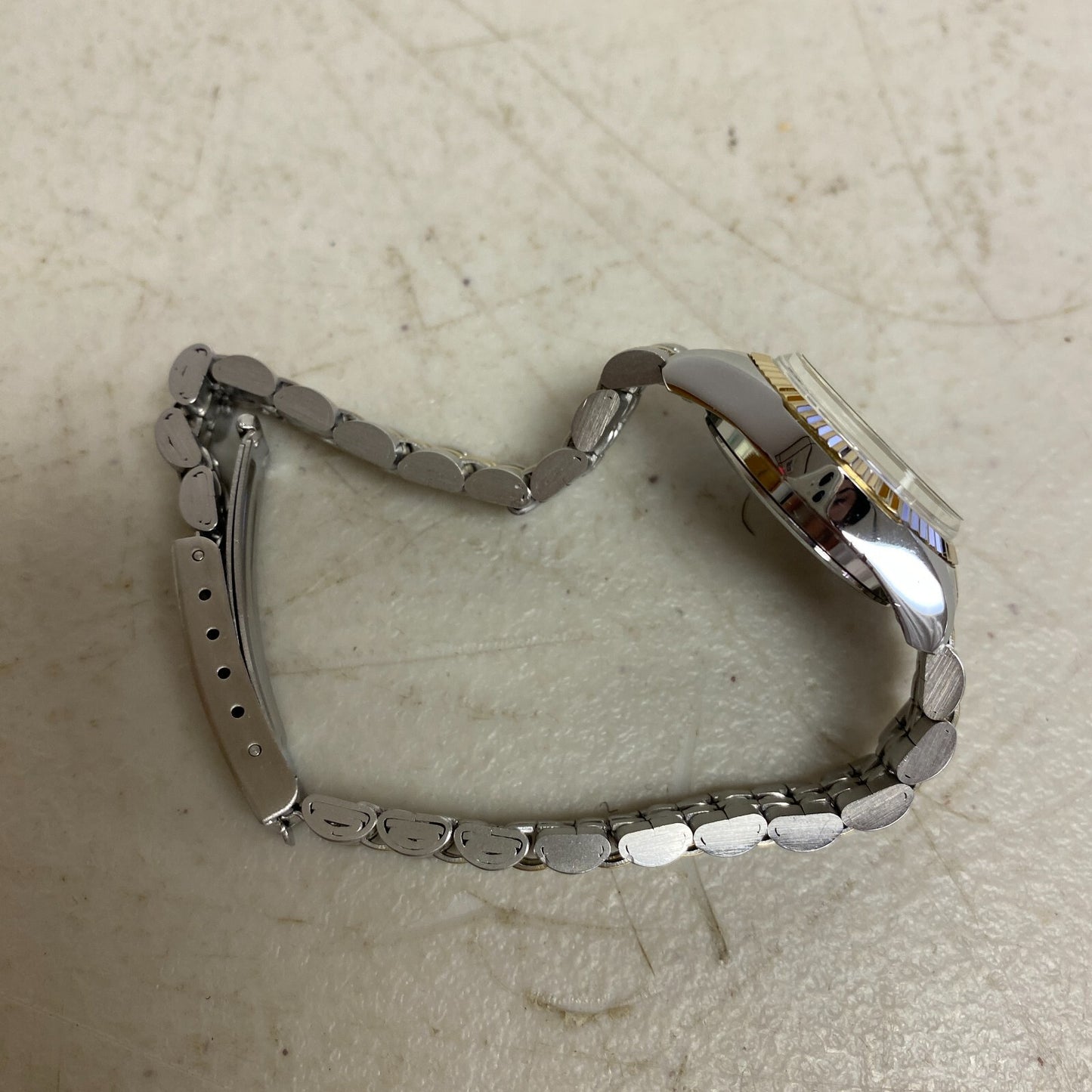 Armitron Women's Day/Date Crystal Accented Dial Metal Bracelet Watch, 75/2475TTB