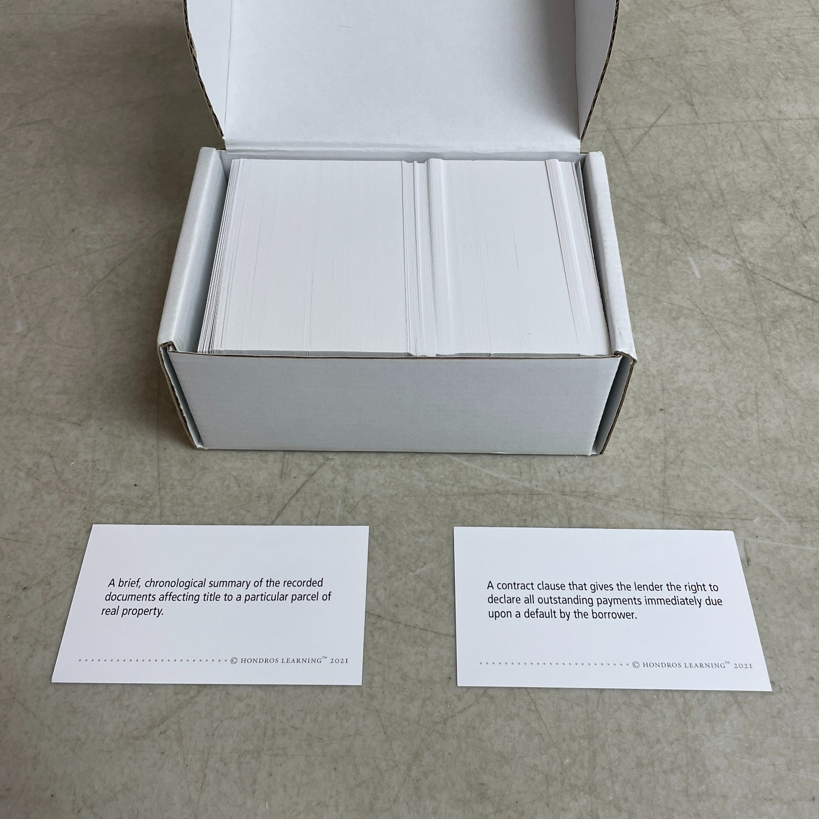 Hondros Learning Real Estate Flashcards Vocabulary Crammer 4th Edition Study