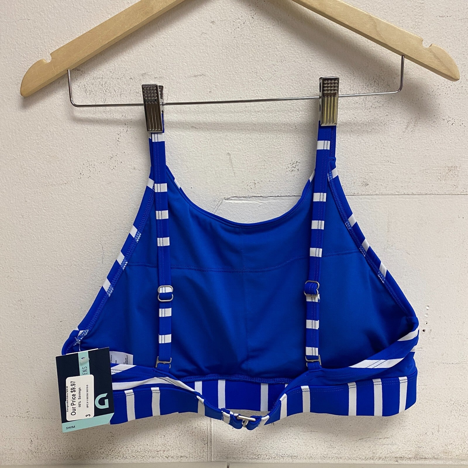 DSG Women's May Top Speed  Blue Striped White  DSW2697PRT