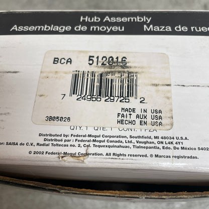 National 512026 Rear Wheel Hub Assembly 1992-1998 Hyundai Sonata
