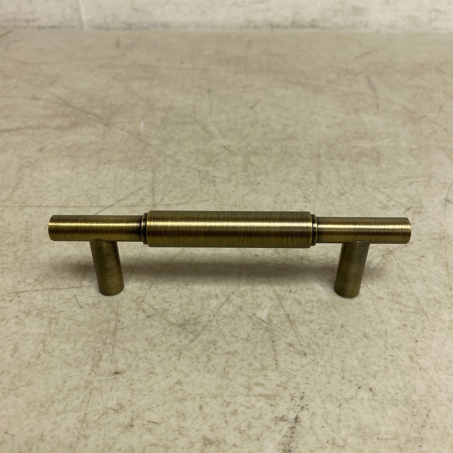SIGNATURE HARDWARE 3-3.4" Antique Brass Colmar Solid Brass Cabinet Pull ...