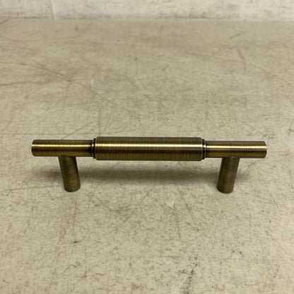 SIGNATURE HARDWARE 3-3.4" Antique Brass Colmar Solid Brass Cabinet Pull ...