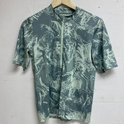 Alpine Design Women's Zip Half Sleeve Shirt Print Mineral Jade/FLoral ADW13196P