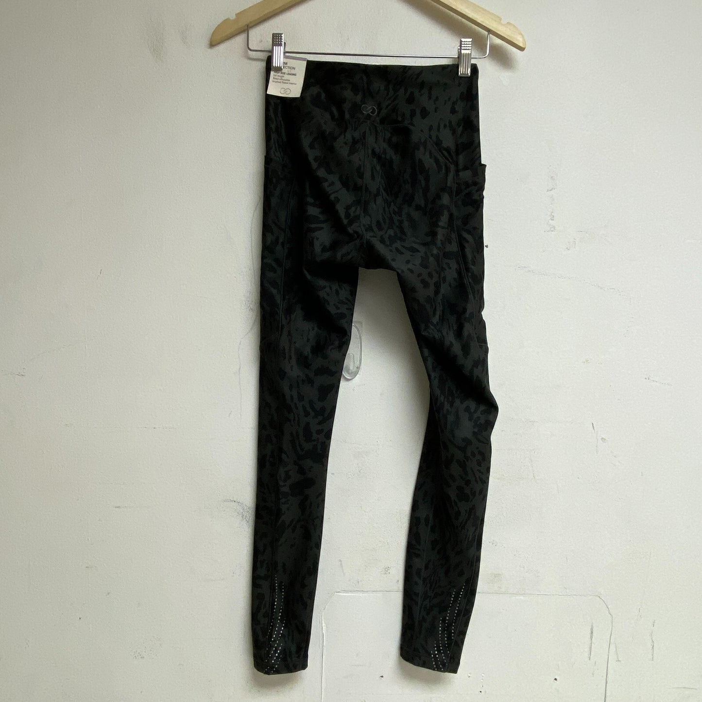 Calia Womens CWC Tight Arctic Run Leopard Pure Black WAX32242PRT