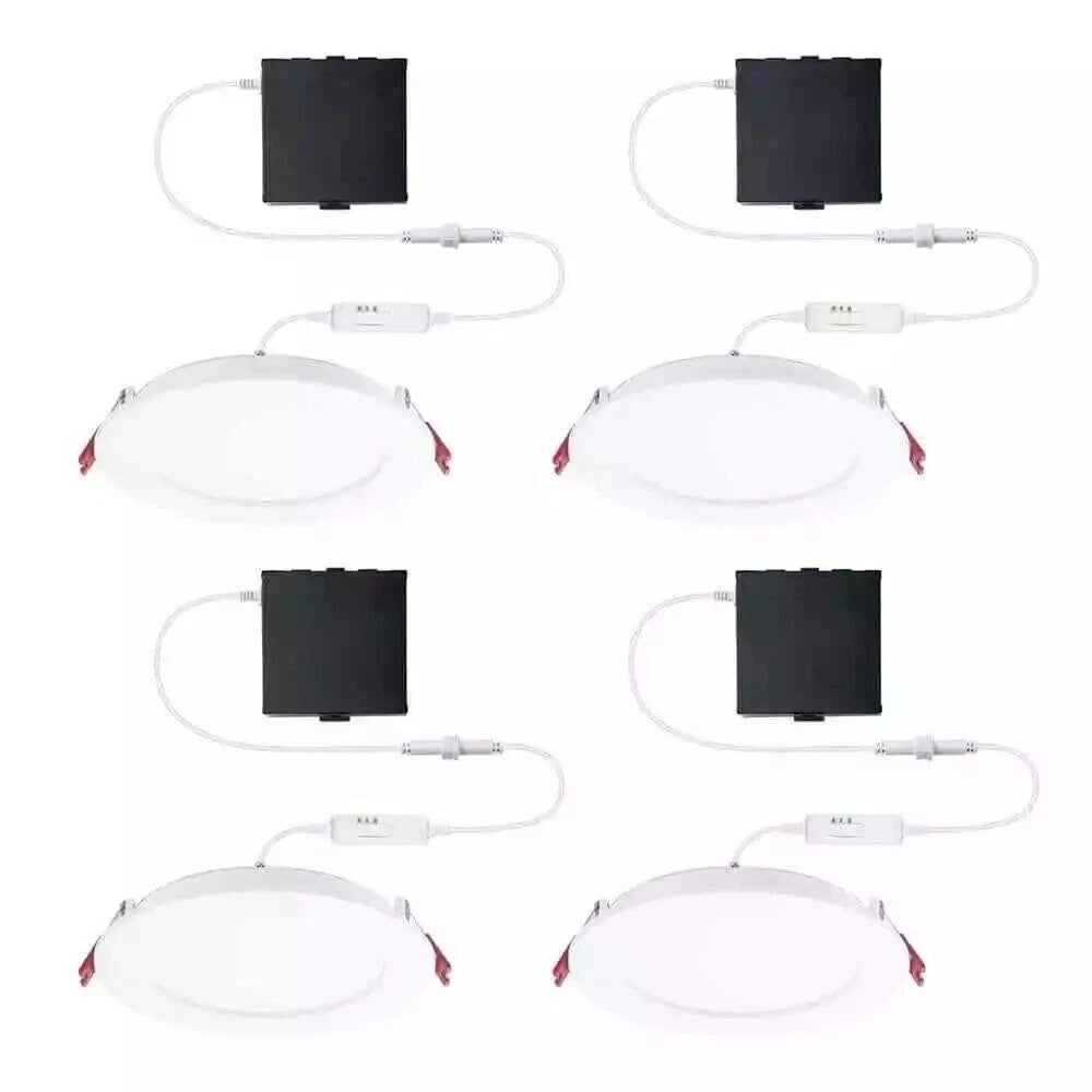 Commercial Electric 91470 4″ Color-Selectable Recessed LED Kit 3-pack ,,,,,,,,,,