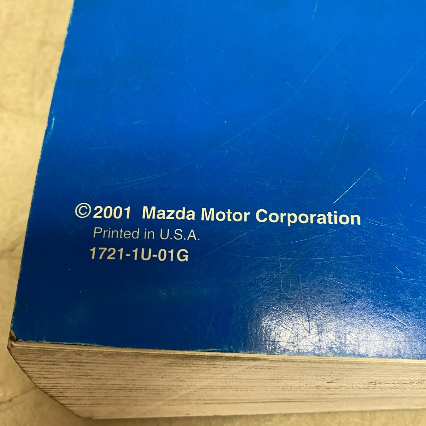 Mazda millenia 2002 Workshop Manual 9999-95-044B-02 , #580-1CP