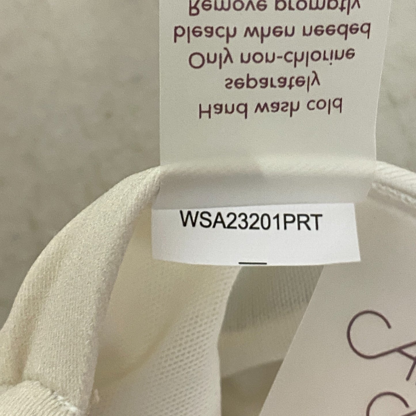 Calia Women's Triangle Bikini Top Wavy Block Neutral WSA23201PRT Brand New!