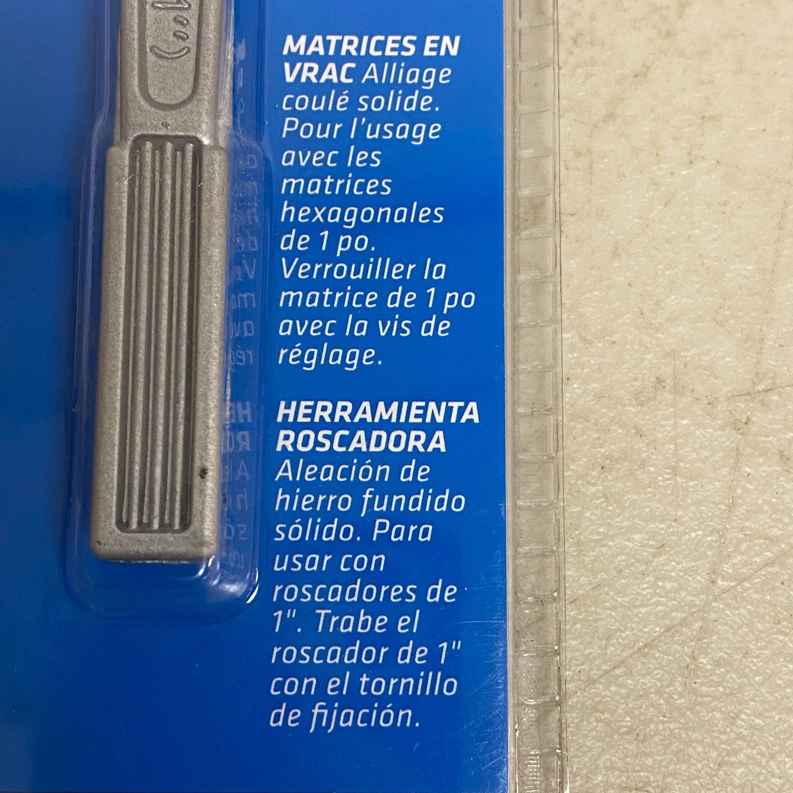 Century Drill & Tool 98504 Die Stock Non Adjustable 1" Hex or Round Dies