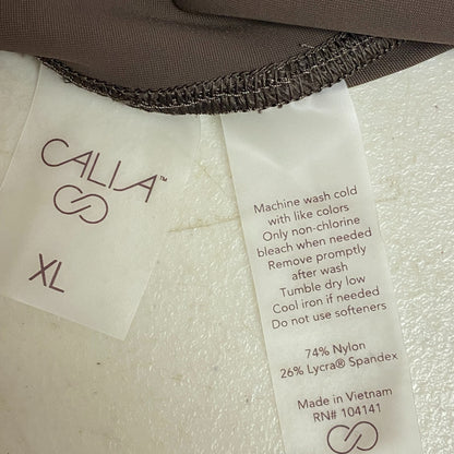 CALIA Women's Sculpt Flare Zipper Leg Pant Coffee Grounds Trendy WAX32296VC