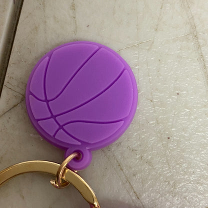 New Assorted Silicone 3D Nike Keychain with Purple Air Jordan 1 Hi Accessory