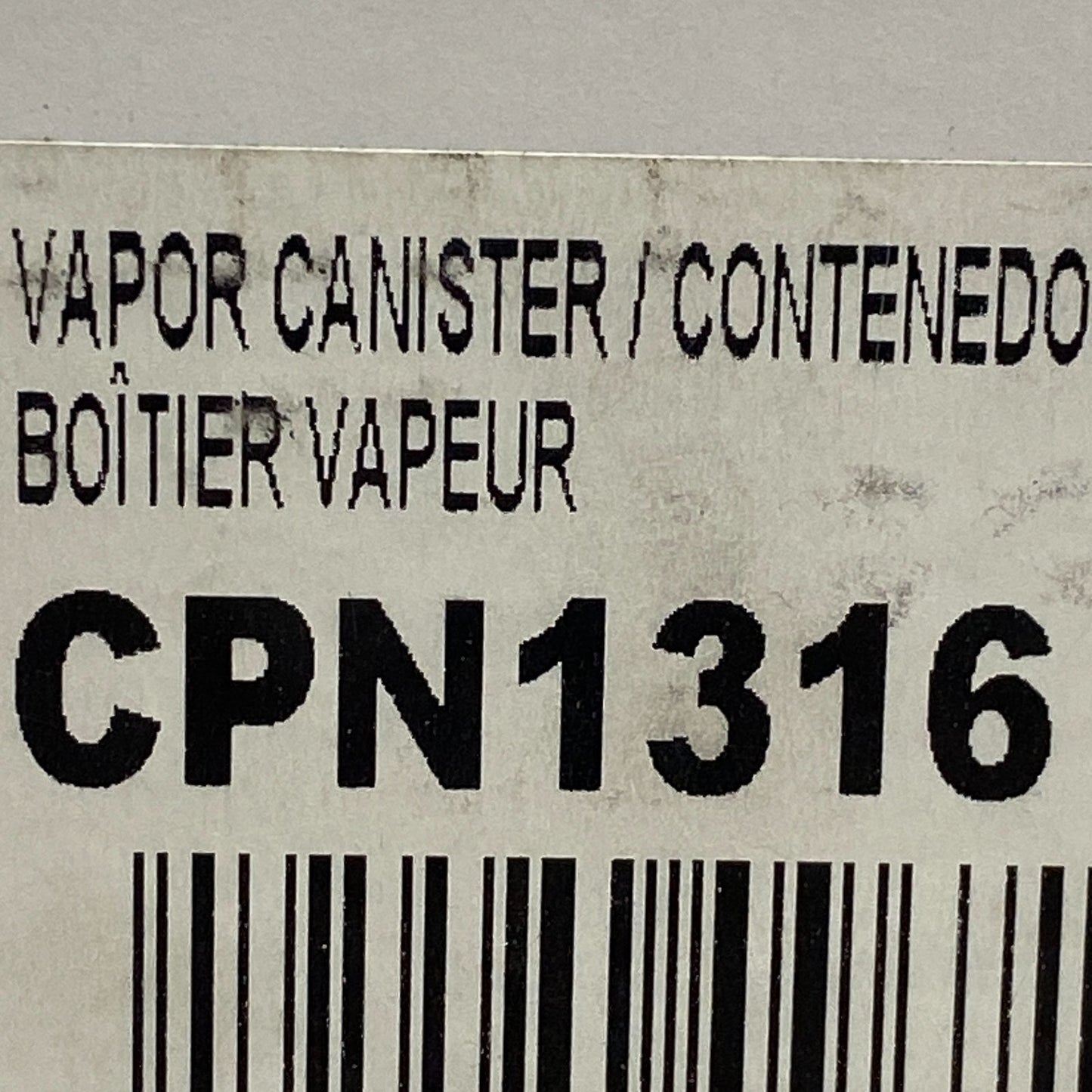 CARQUEST Premium Vapor Canister Charcoal Emission Canister Black CPN1316