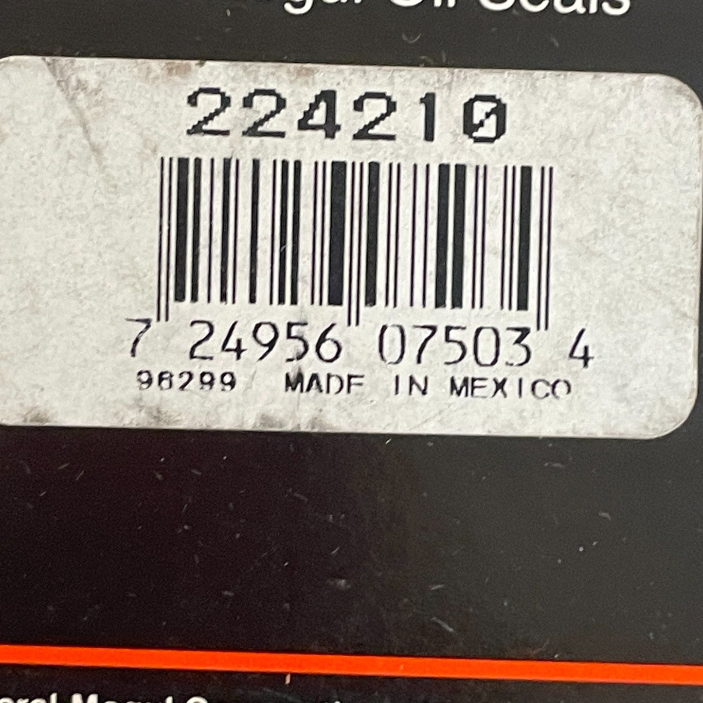 National 224210 Wheel Seal Front Rear Inner 1971-1995 Toyota MR2 Camry Mazda RX-