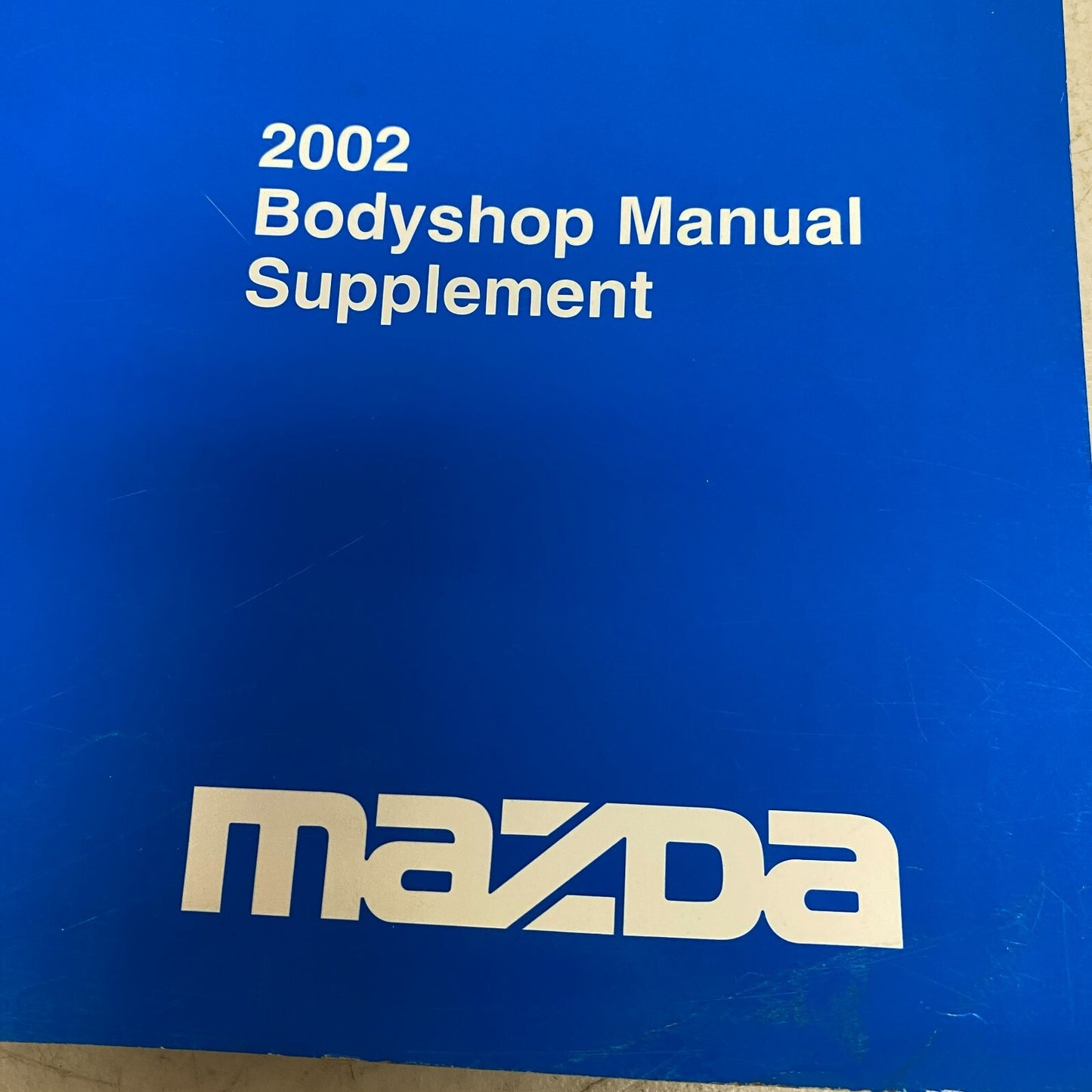Mazda Protoge 5 2002 Bodyshop Manual Supplement 9999-95-036F-02 , #555-1CP