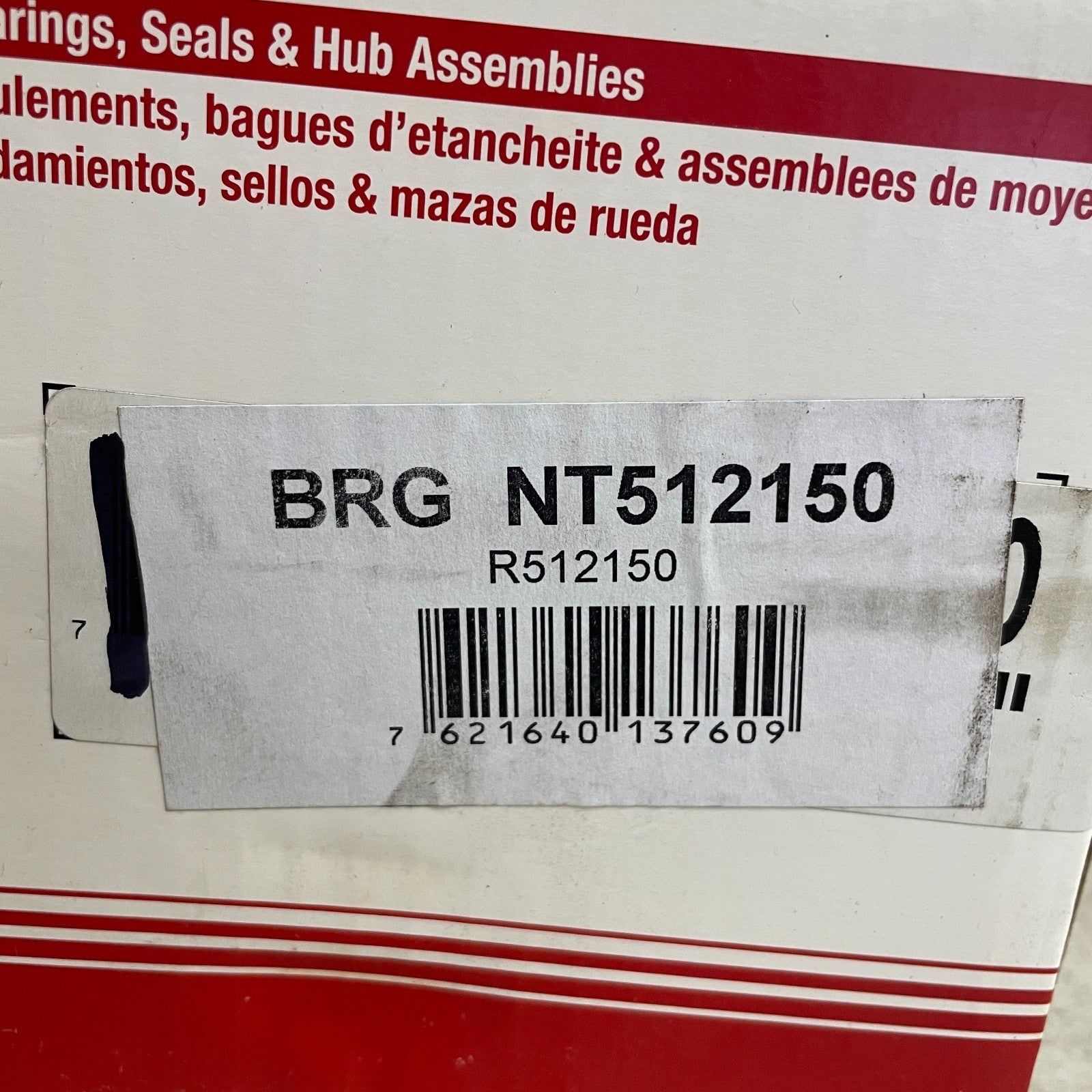 Carquest NT512150 Rear Wheel Hub & Bearing Assembly Steel Sealed OE Match