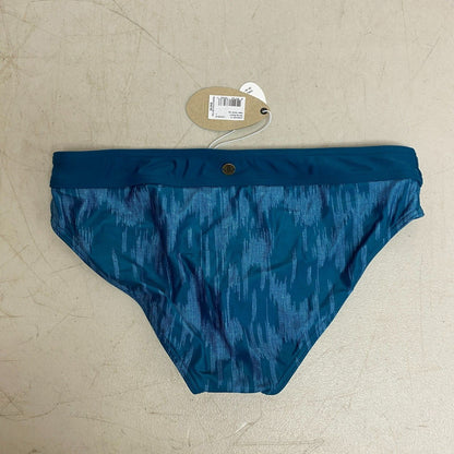 prana Woman's Ramba Hipster Mid Rise Bikini Bottoms Deep Verde Ikat W3RAMB113