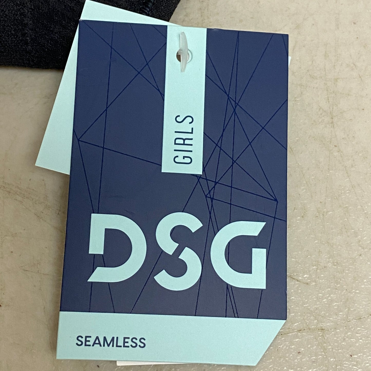 DSG Girls Seamless Halter straps Bra Pure Black DAG10121 Brand New Swimwear