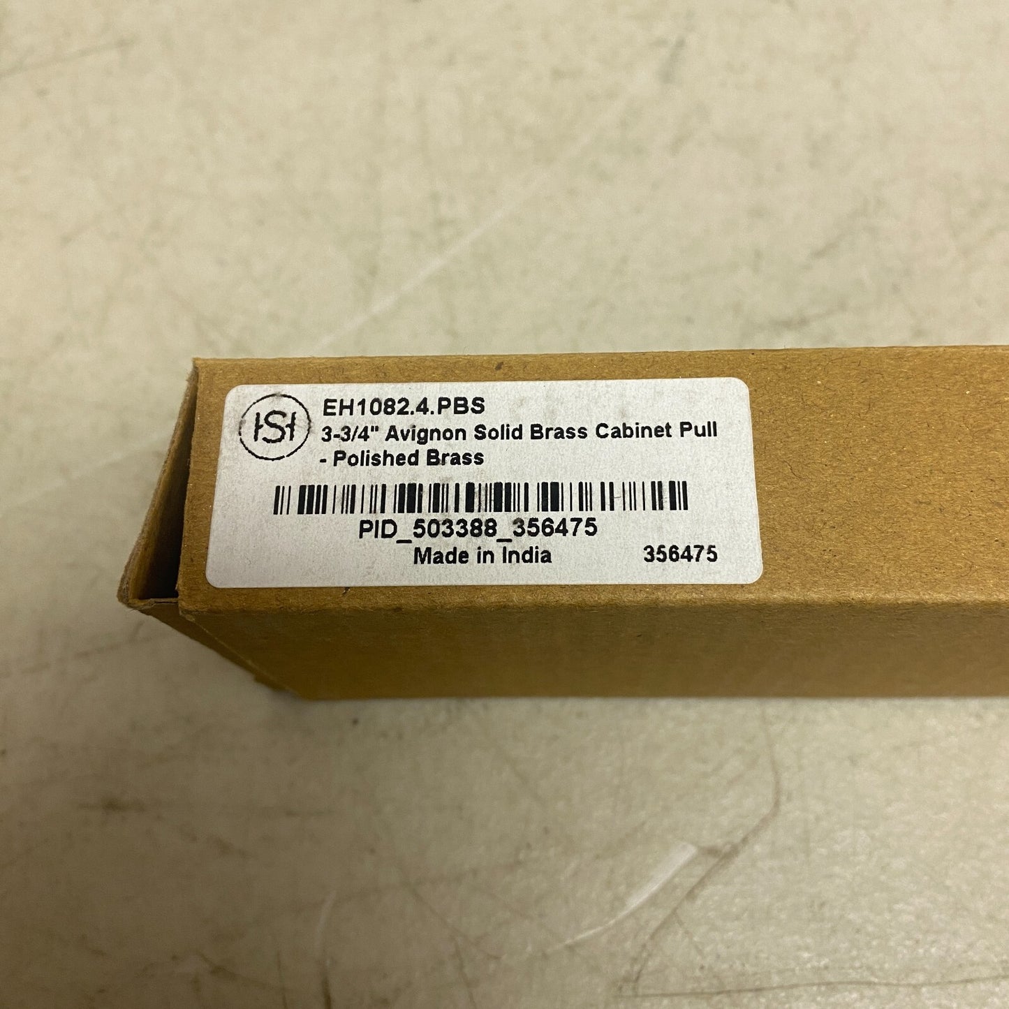 Signature Hardware 3-3/4" Avignon Solid Brass Cabinet Pull - Satin Brass