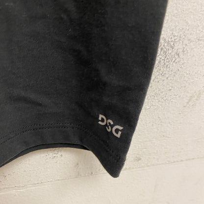 DSG Boys Training Cotton USA Graphic Tank Top Pure Black USA DAB12111 New