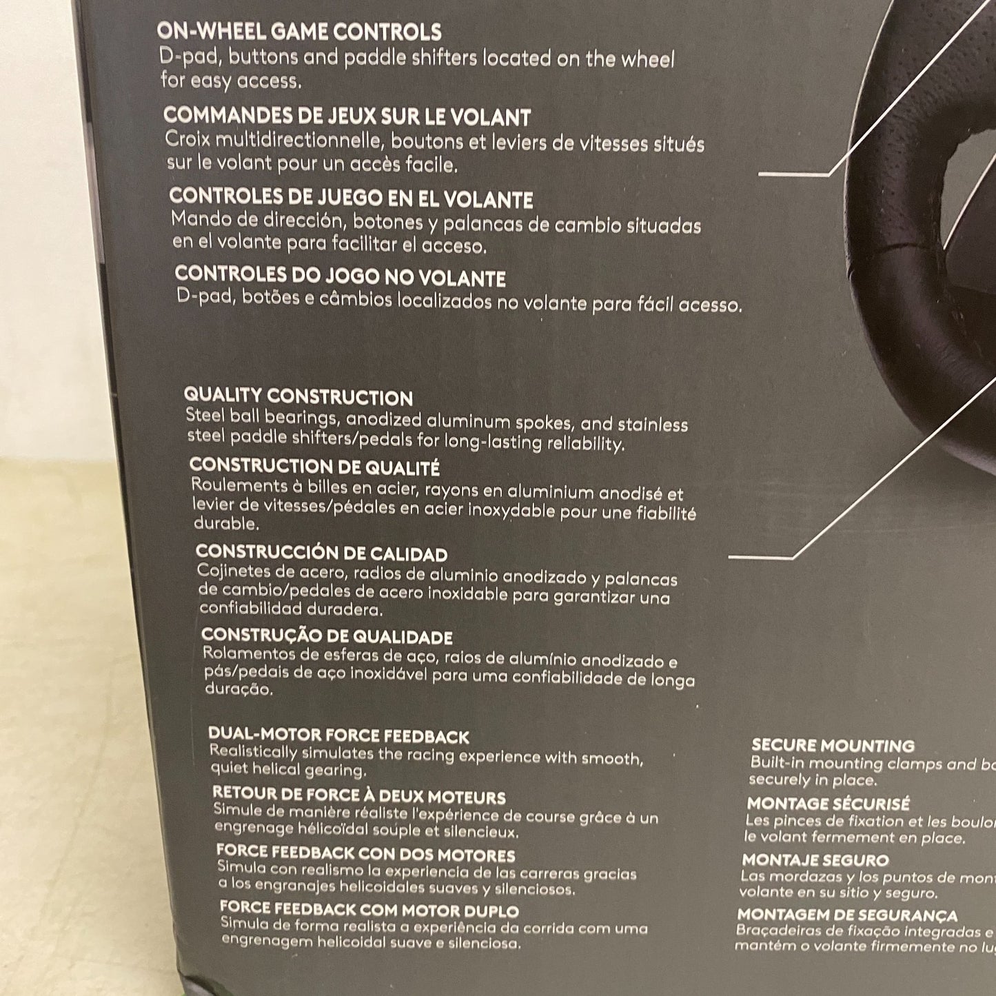 Logitech G920 Driving Force Racing Wheel & Pedals for Xbox Series X|S, Xbox New.