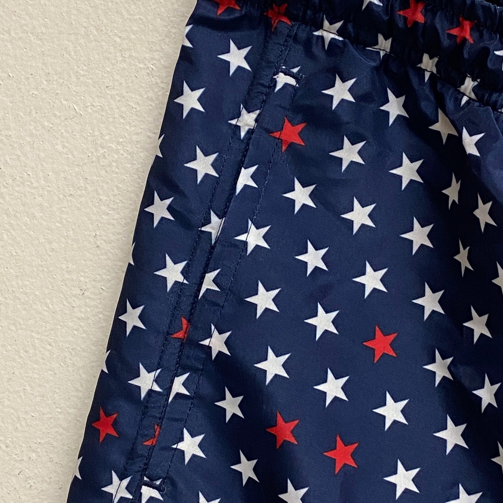 DSG Boy's Training Woven Volley Short Print University Navy Stars DAB12113PRT