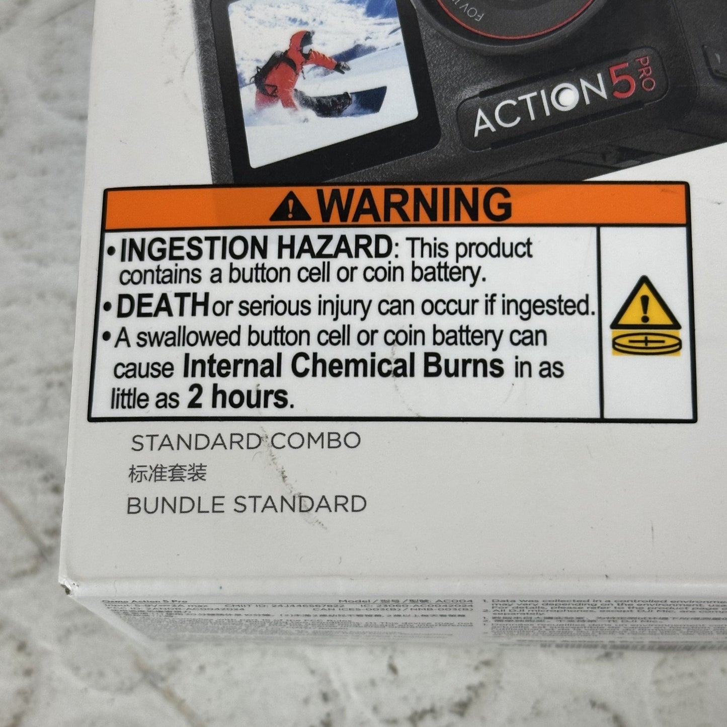 DJI Osmo Action 5 Pro Standard Combo 4K Action Camera (AC004) FOR PARTS