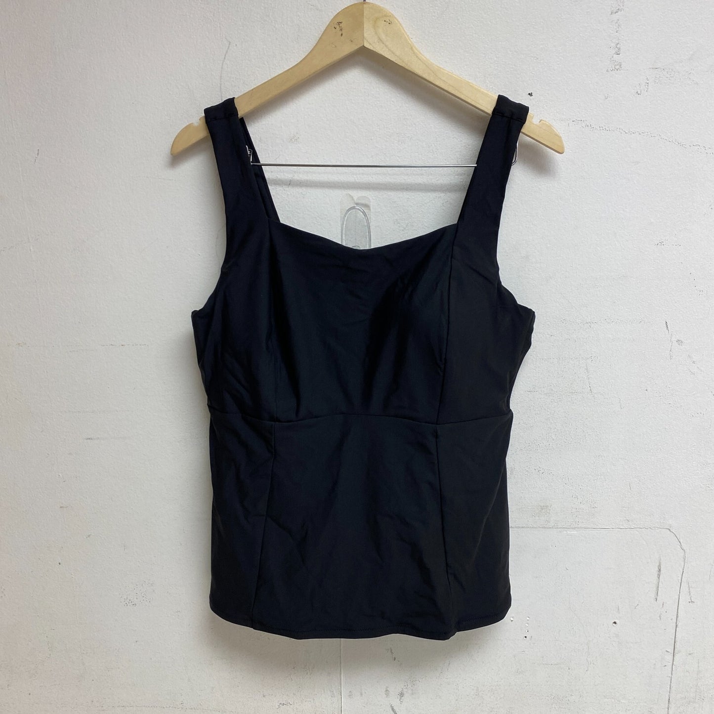 Calia Women's Slims & Smooths Swim Power Sculpt Tankini Pure Black WSA22303WP