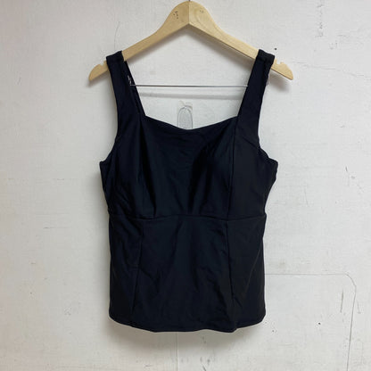 Calia Women's Slims & Smooths Swim Power Sculpt Tankini Pure Black WSA22303WP