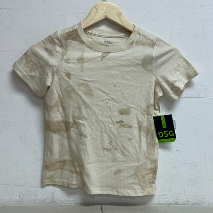 DSG Boys Training Cotton T-cCamouflage Stain Dye Light Sand DAB22100