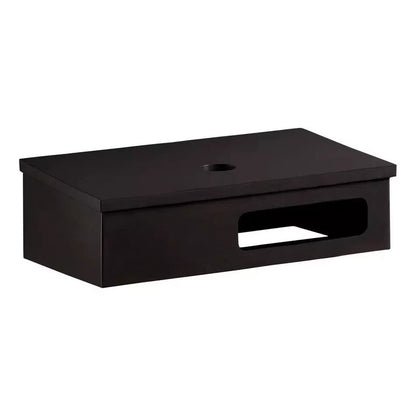 Signature Hardware BAMBOO WALLMOUNT AVITY-METAL HANGING BRACKET-CHARCOAL BAMBOO