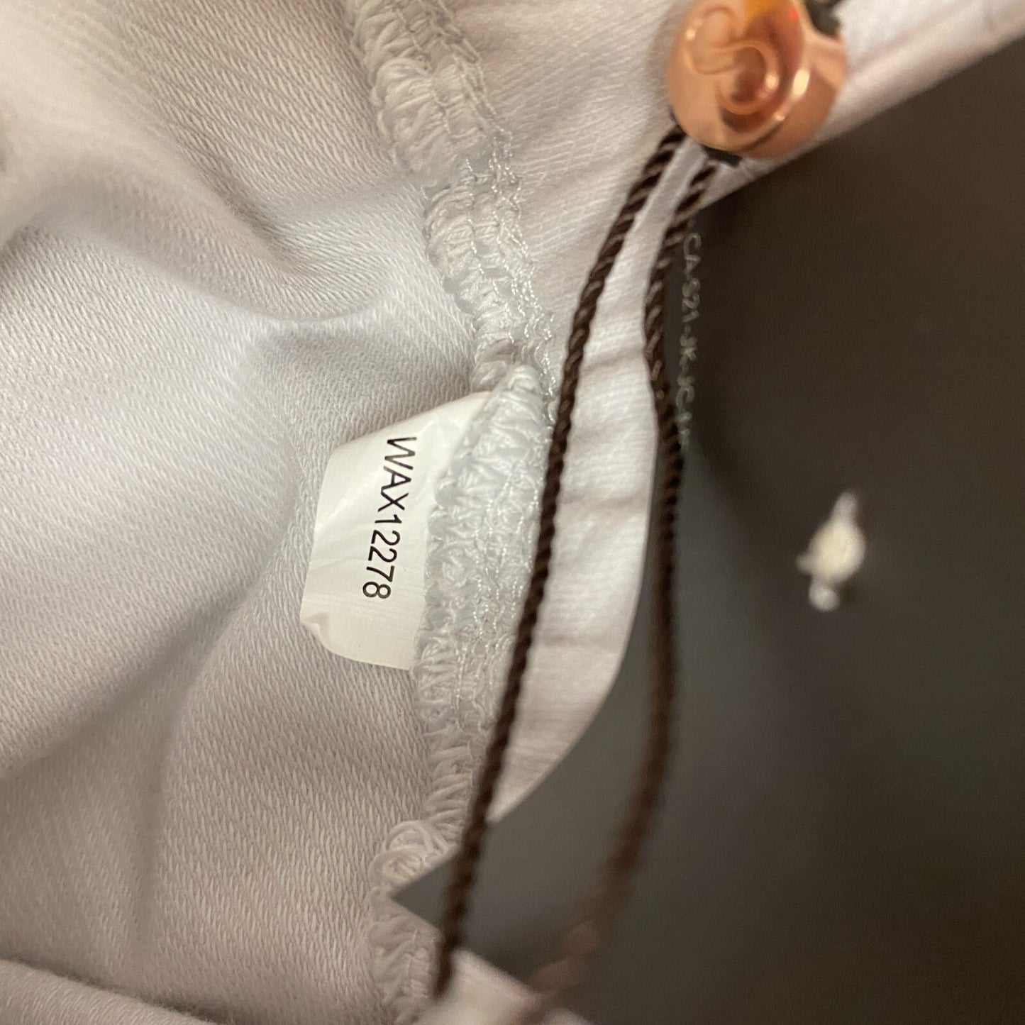 Calia Womens Twill Trapunto Jogger Nimbus Cloud Solid Stylish WAX12278