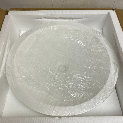 Signature Hardware Rigel Matte Resin Vessel Sink - White