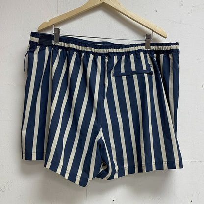VRST Mens 5" Resort Short Print Navy/White Stripe Summer Stylish  MAX2004645P