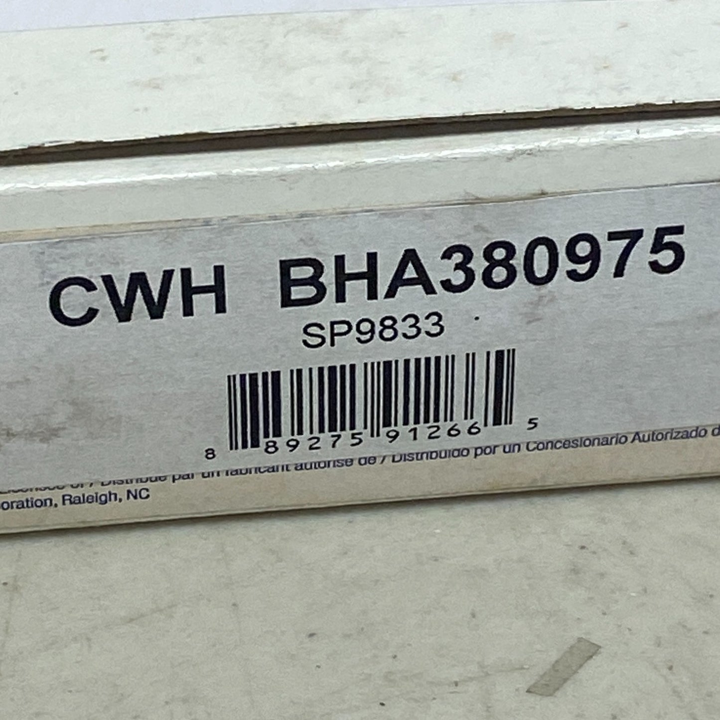 CARQUEST Brake Hydraulic Hose Assembly Black EPDM Rubber Model BHA380975