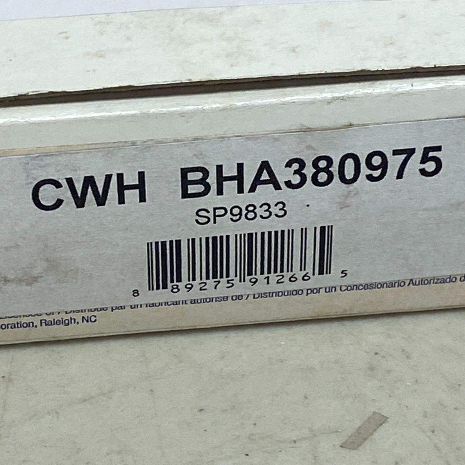 CARQUEST Brake Hydraulic Hose Assembly Black EPDM Rubber Model BHA380975