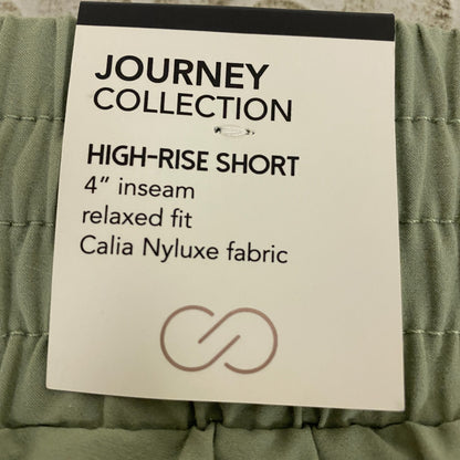 Calia Womens 4â³ Journey High Rise Double Layer Hem Short Smudge Sage WAX12260