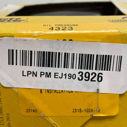 Auto Meter 4323 Ultra-Lite Mechanical Oil Pressure Gauge 2-1/16" 0-150 PSI