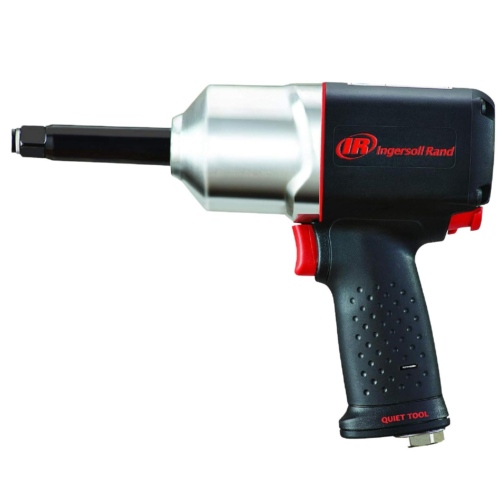 Ingersoll Rand Quiet Air Impact Wrench ½″ Drive 2″ Ext Anvil Gray 2135QXPA‑2