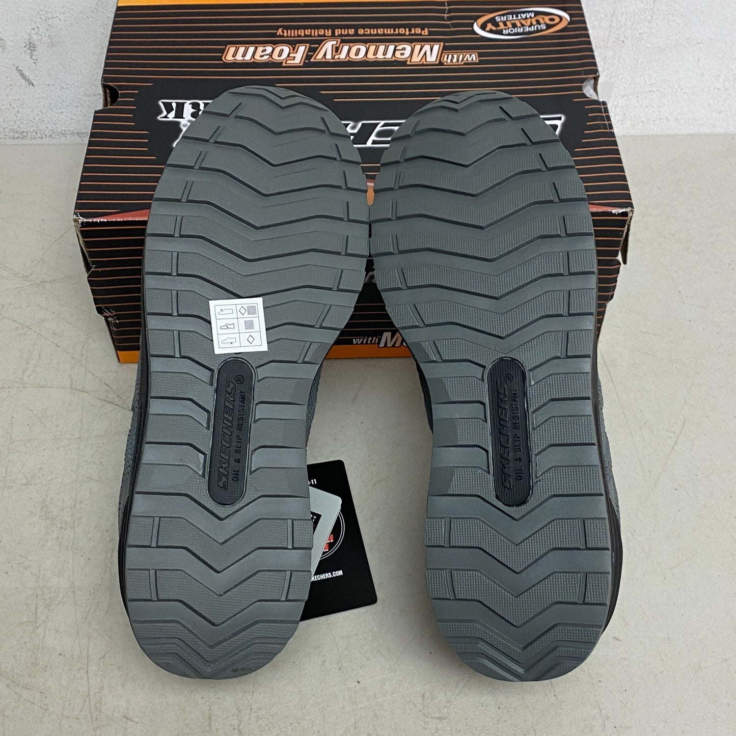 Skechers Women's Bulkin Lyndale Work Composite Toe Shoes Size 8.5 77273/GYAQ