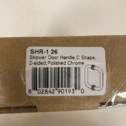 Sure‑Loc C‑Shape Shower Door Handle Polished Chrome SHR‑1 26
