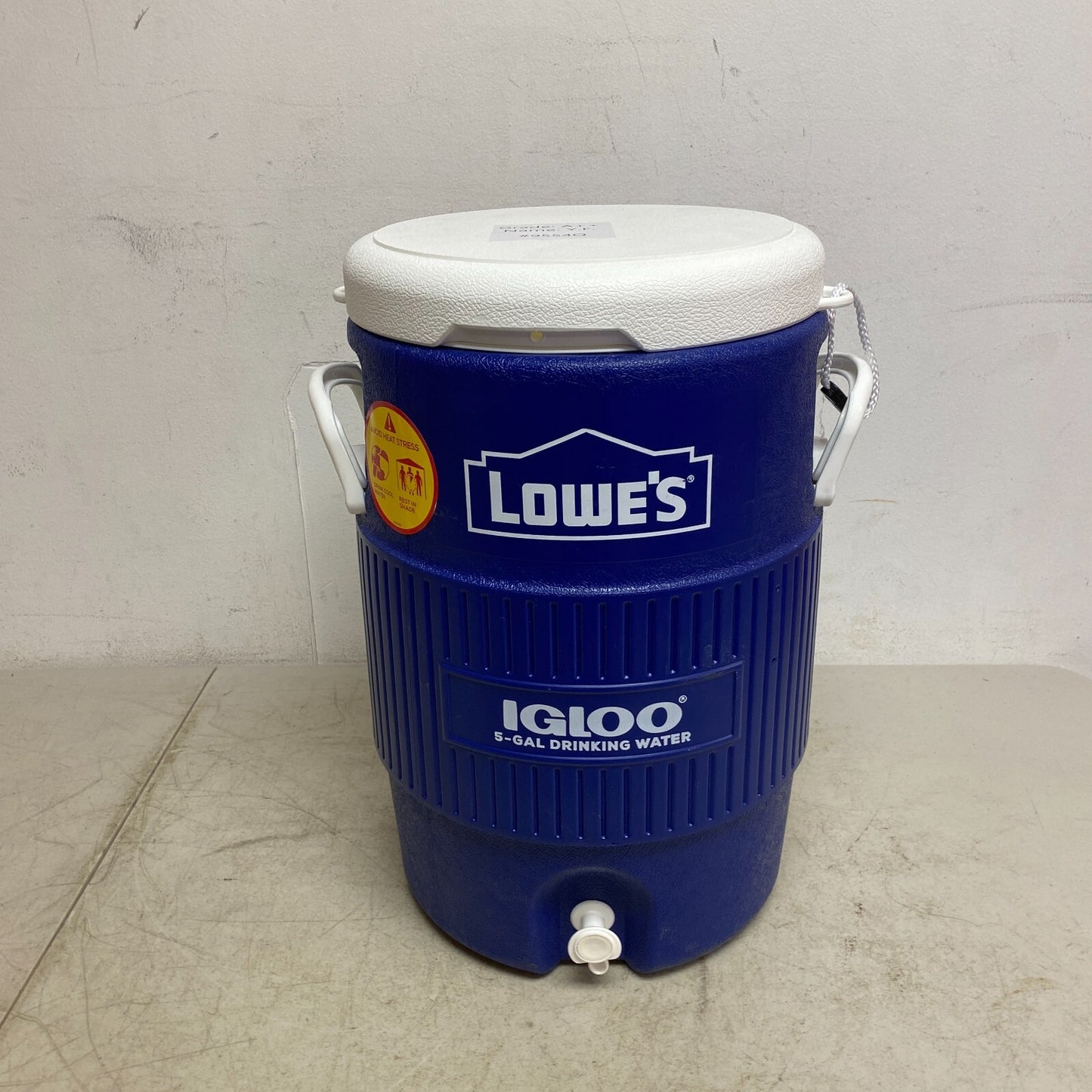 Lowe's Igloo 5 Gallon Beverage Cooler in Blue (Model #: 081324) Brand New!!