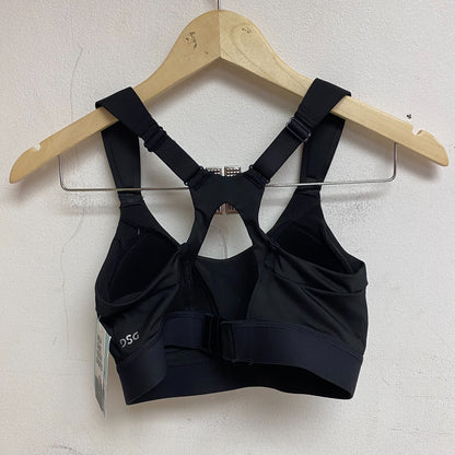 DSG Women's High Support Fixed Cup Wide Racerback Bra Pure Black DAW21715 New