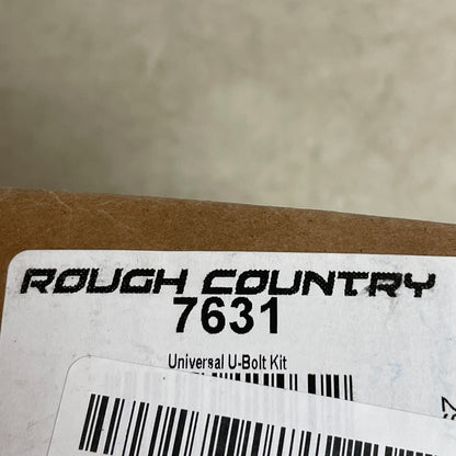 Rough Country 9/16" Round Suspension U-Bolts Set of 4  9/16"x2.75"W x10"L Stee