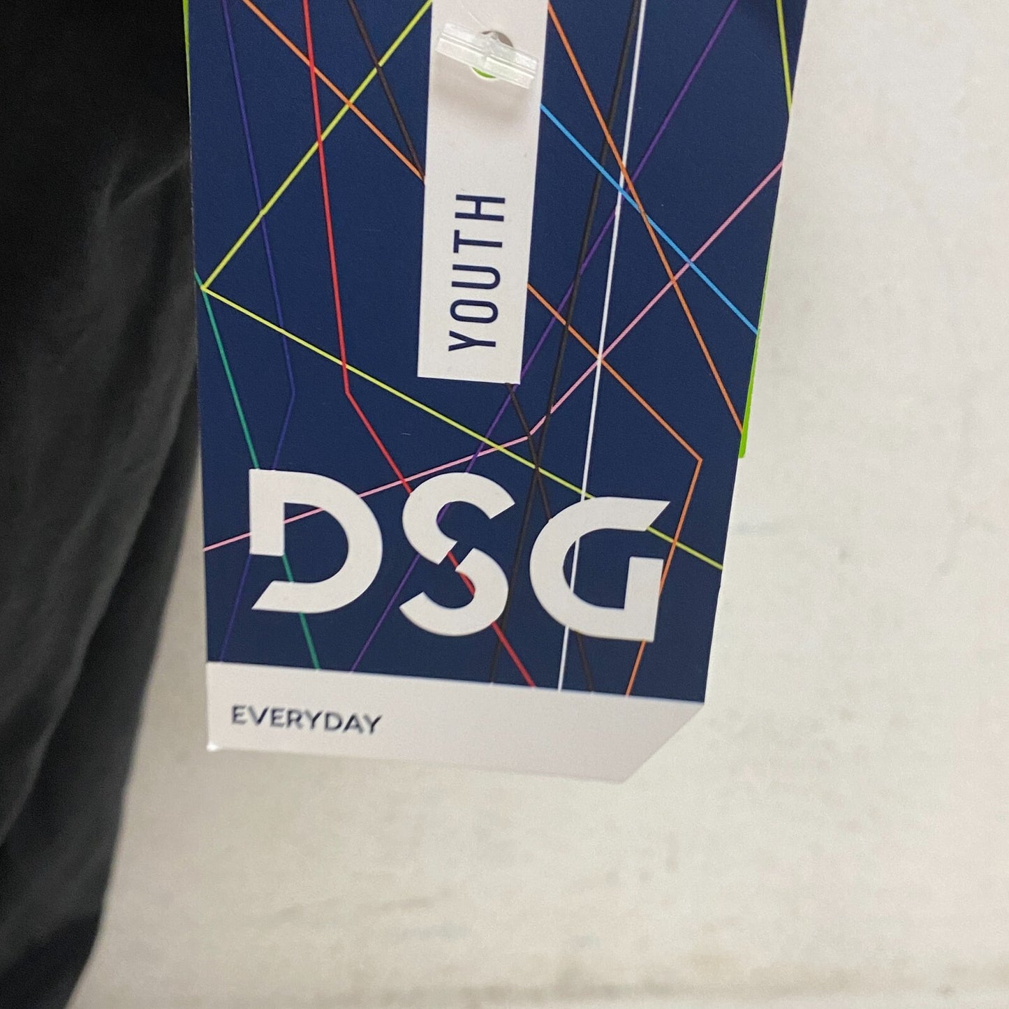 DSG Boy Everyday Relaxed Solid Cotton Graphic Tee Pure Black Track DAB12118