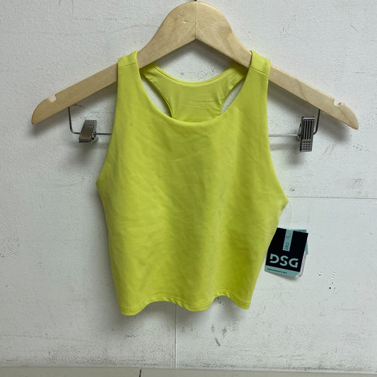 DSG Girl's Relaxed Fit Trendy Shelf Bra Tank Lemon Twist DAG23712