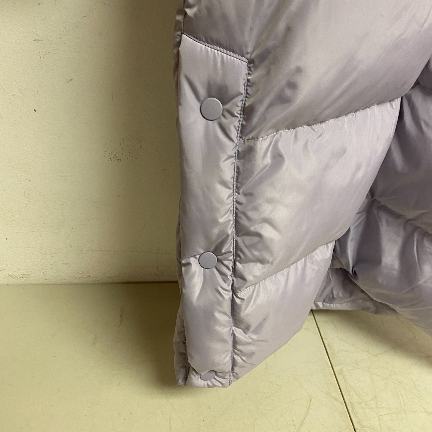 CALIA WOMENS OUTERWEAR LONG LINE SNAP PUFFER JACKET METAL LILLY  WAX36033 NEW!