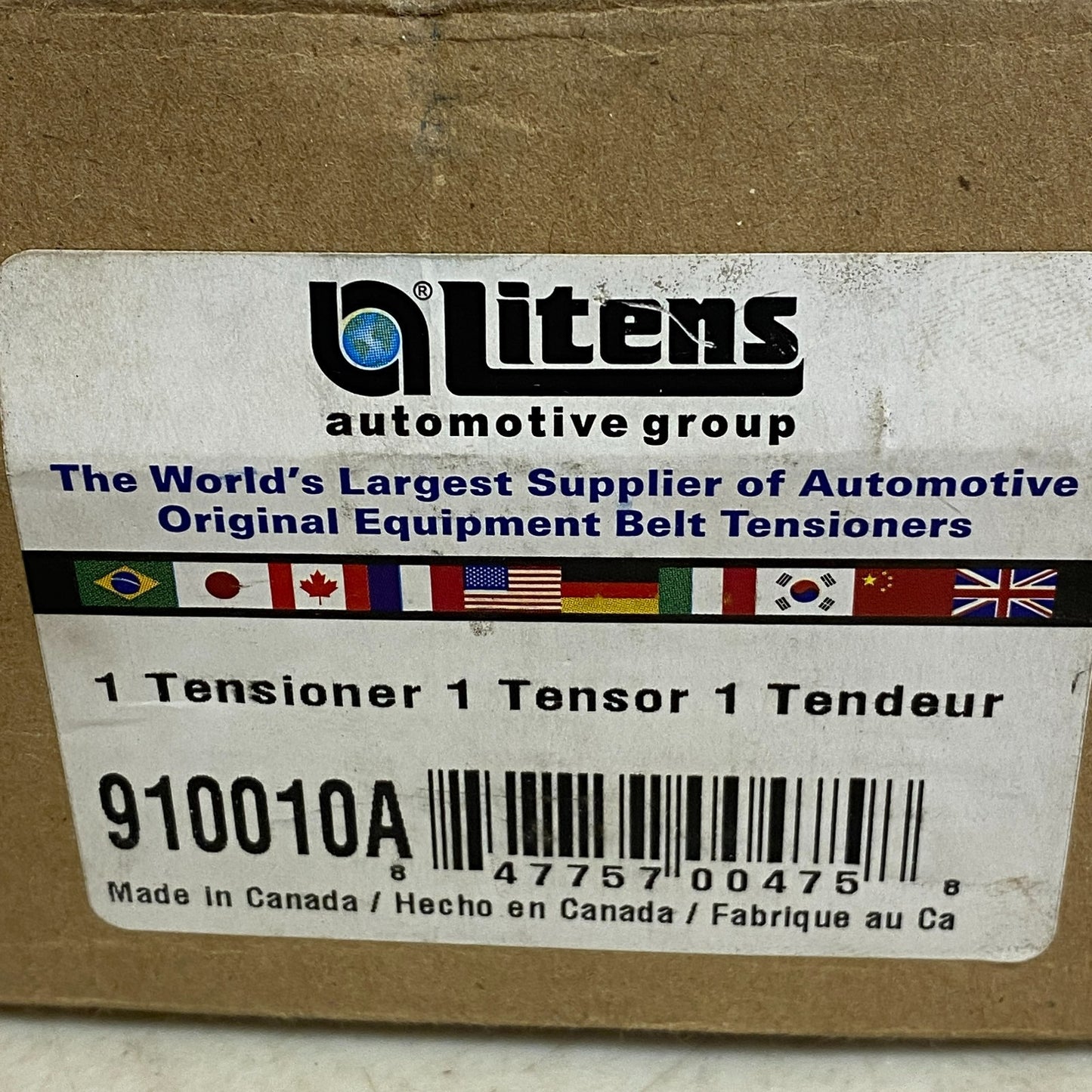 Litens Accessory Drive Belt Tensioner Assembly OE Quality with TAP Model 910010A