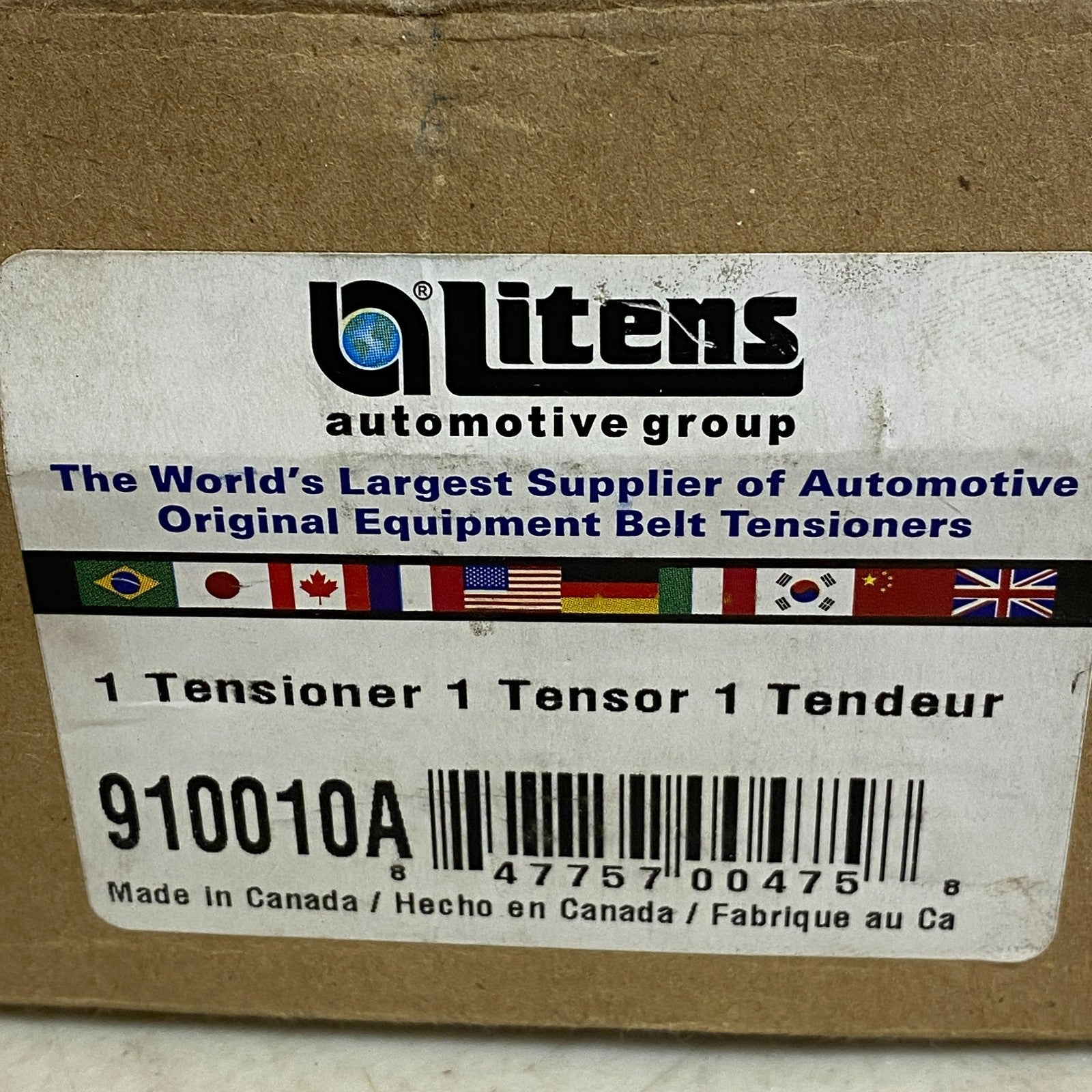 Litens Accessory Drive Belt Tensioner Assembly OE Quality with TAP Model 910010A