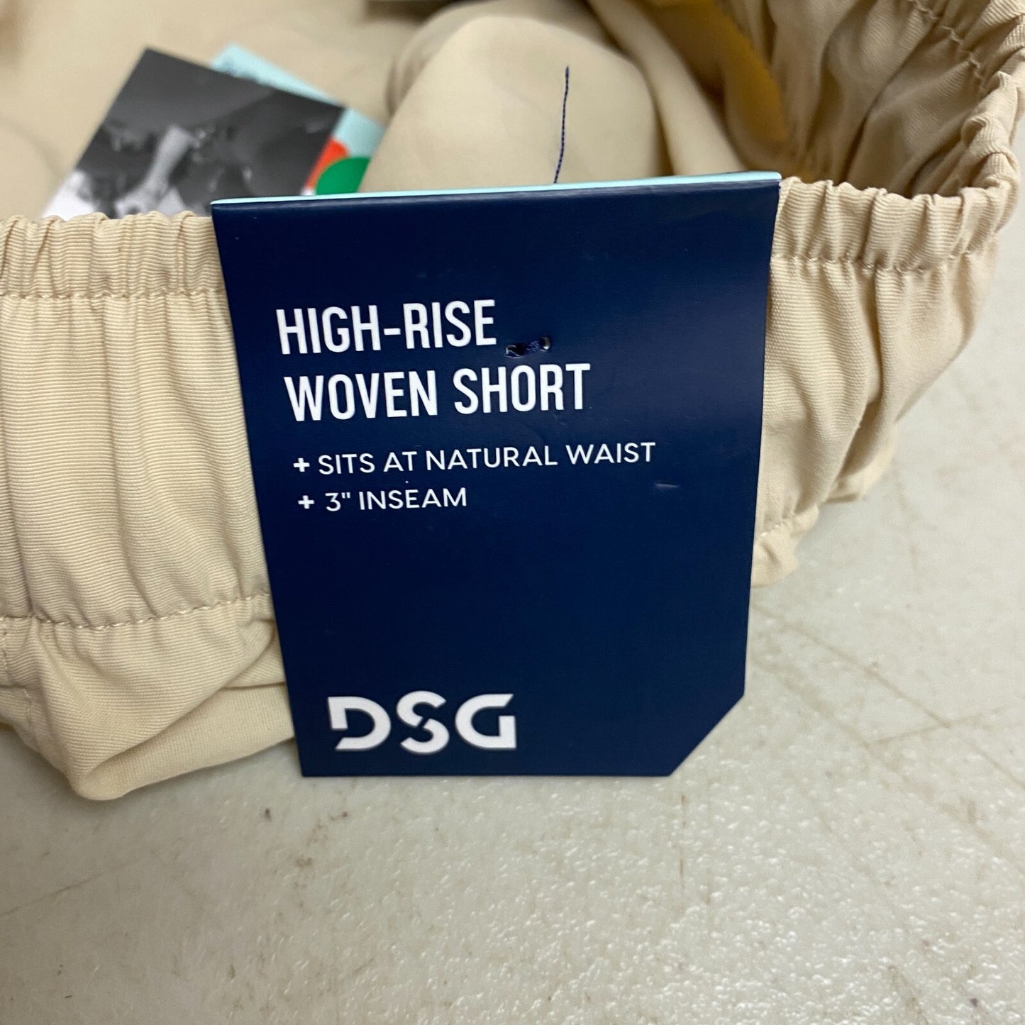 DSG Women's 3" Everyday Cargo High Rise Woven Nylon Short Sandy Slate DAW13109